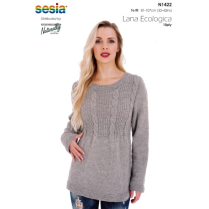 (N1422 Cabled Yoke Sweater)